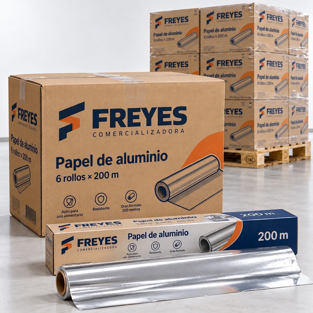 [FY-ALUMINIO-200] Papel de aluminio 200 m