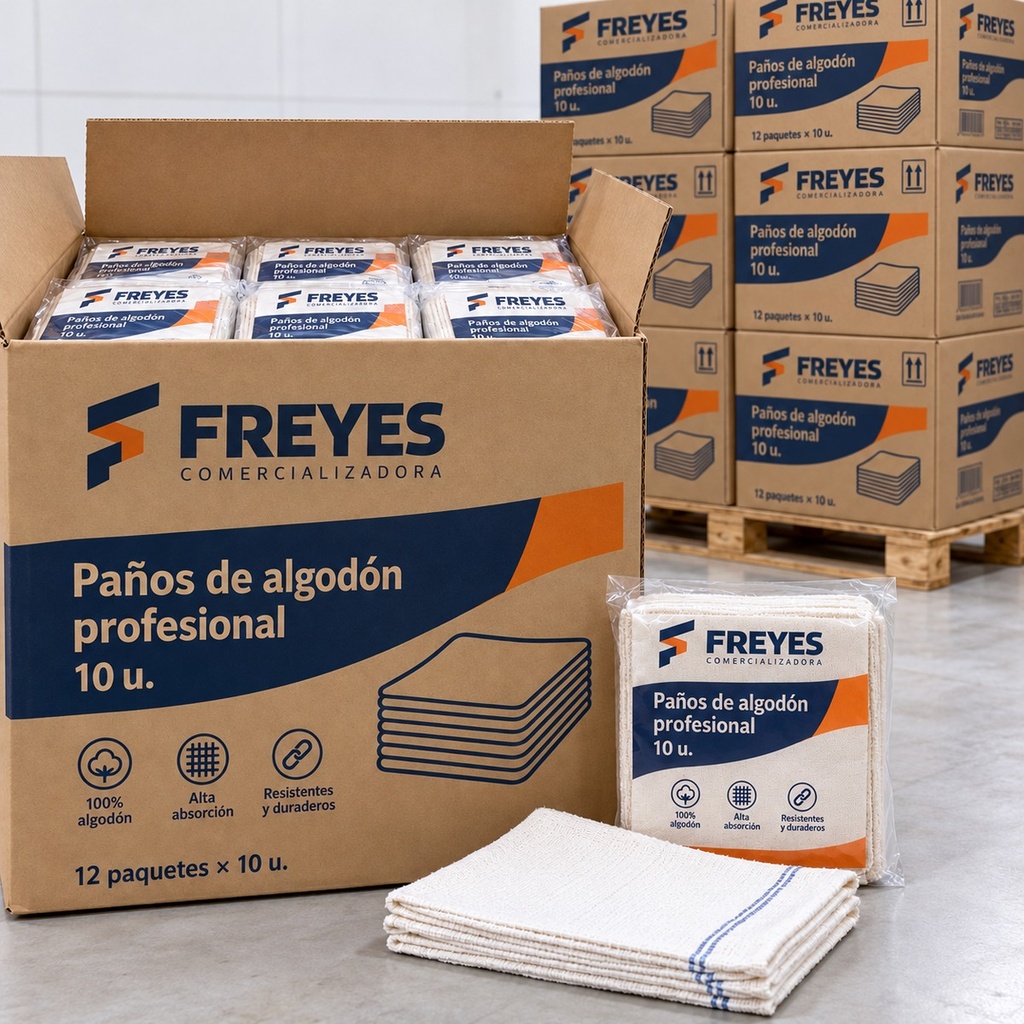 [FY-PANOS-10] Paños de algodón profesional, 10 u.