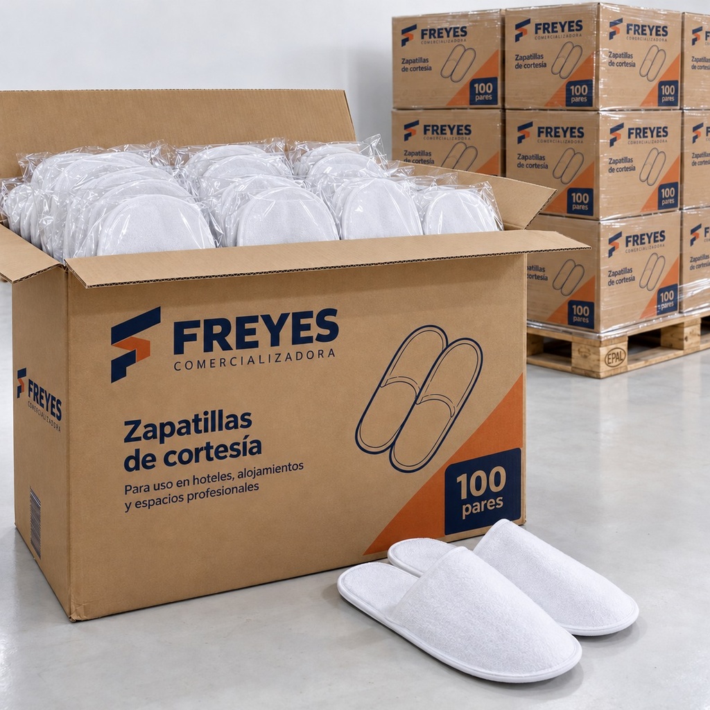 [FY-ZAPATILLAS] Zapatillas de cortesía, par