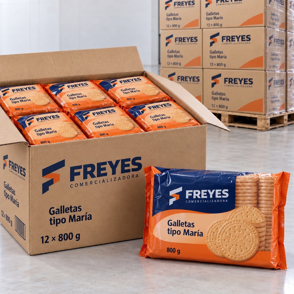 [FY-GALLETAS] Galletas tipo María 800 g