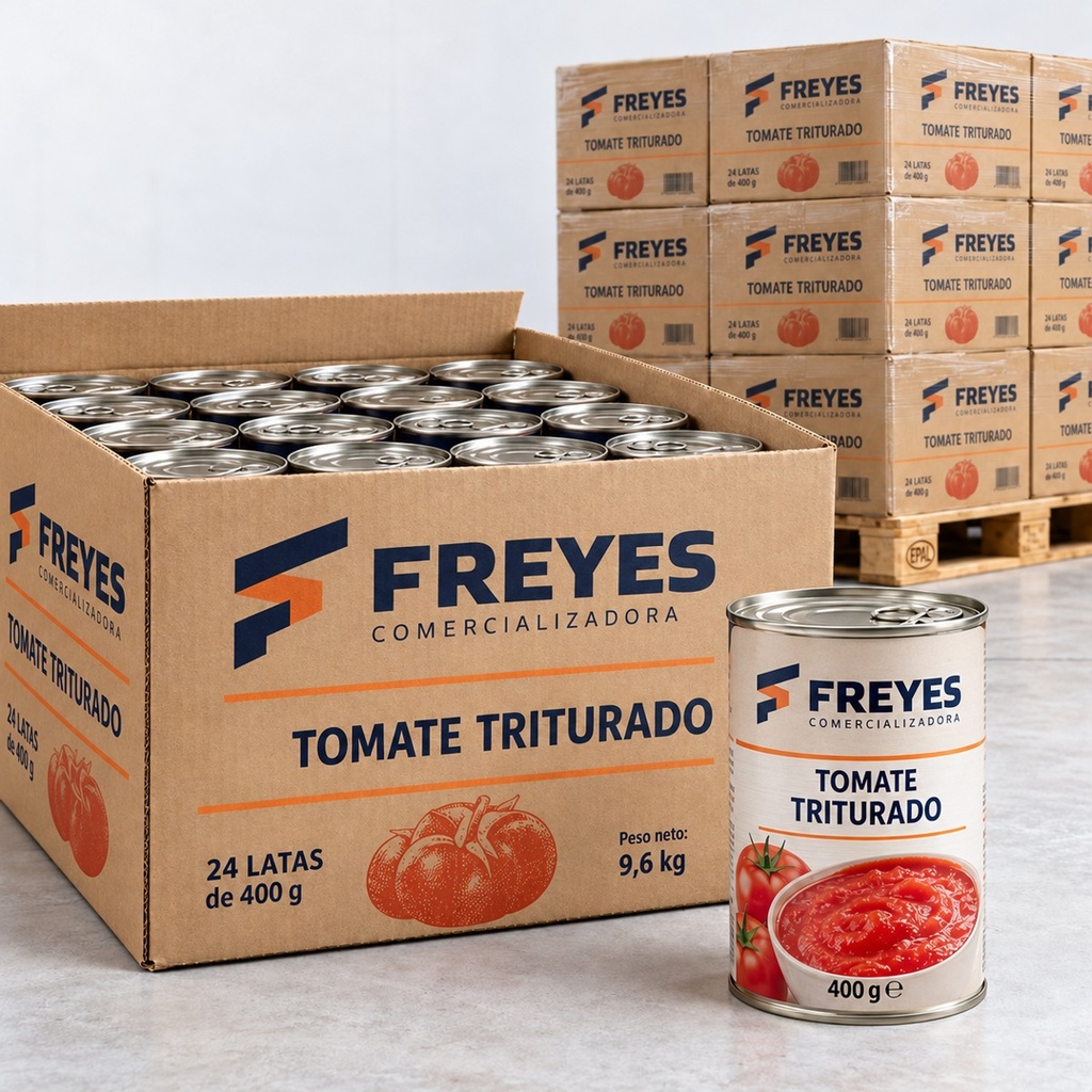 [FY-TOMATE] Tomate triturado, lata 400 g