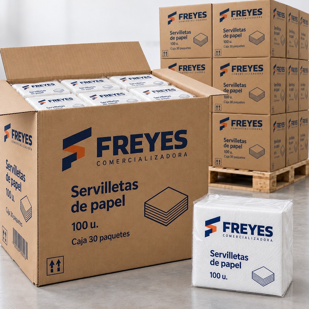 [FY-SERVILLETAS] Servilletas de papel, 100 u.