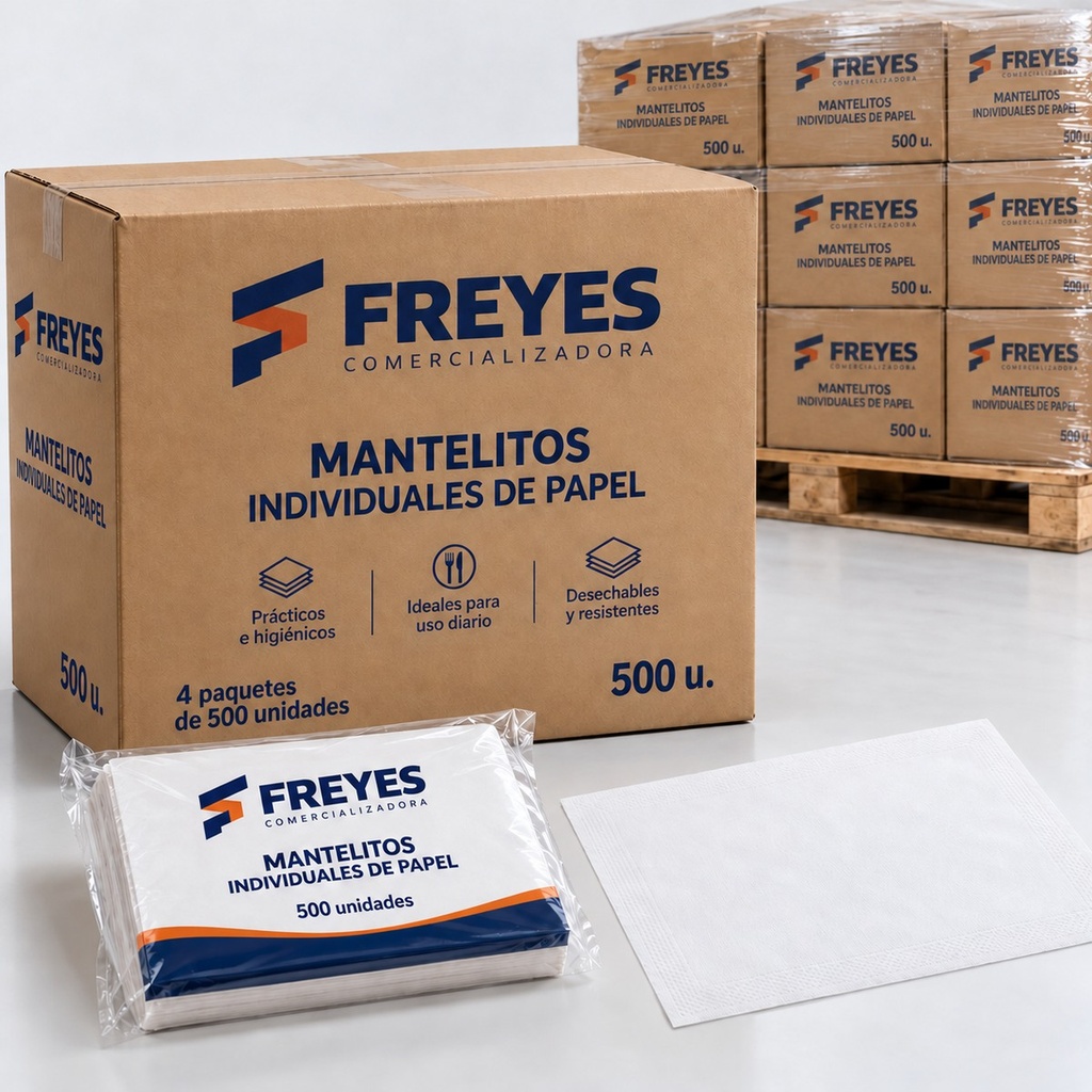 [FY-MANTELITOS] Mantelitos individuales de papel, 500 u.