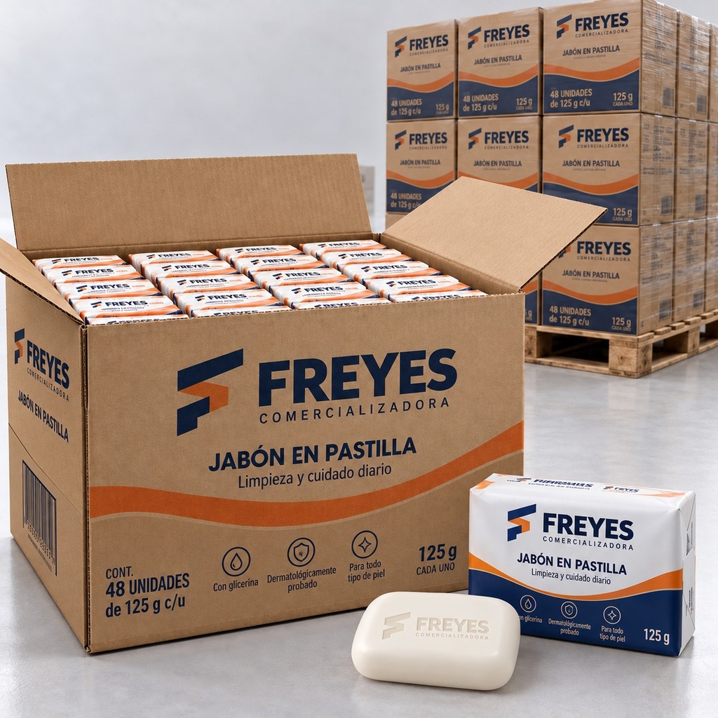 [FY-JABON-PASTILLA] Jabón en pastilla 125 g