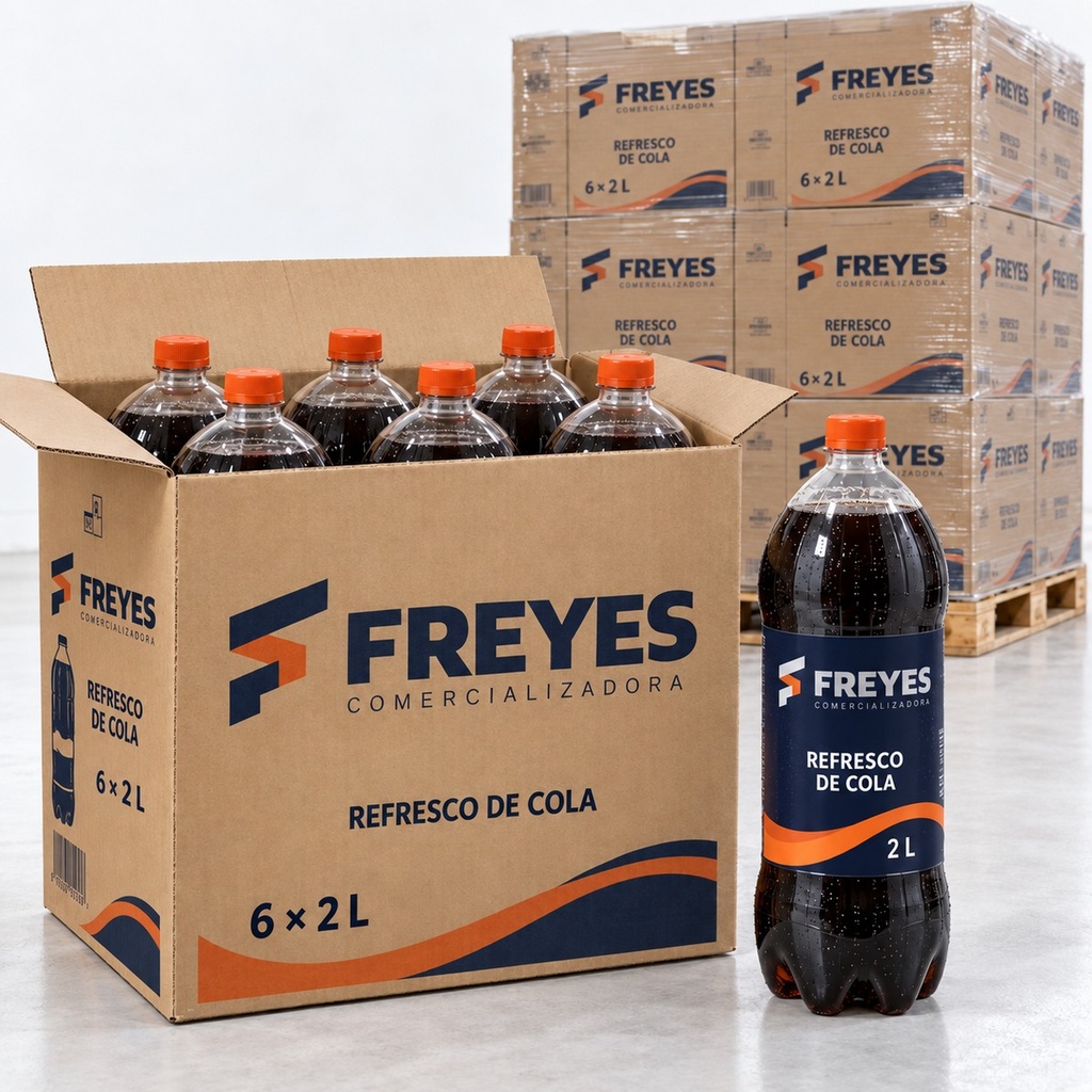 [FY-COLA-2] Refresco de cola 2 l