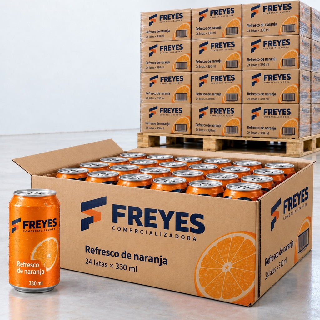 [FY-NARANJA-330] Refresco de naranja 330 ml