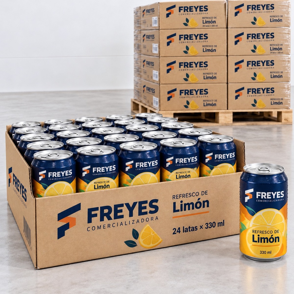 [FY-LIMON-330] Refresco de limón 330 ml