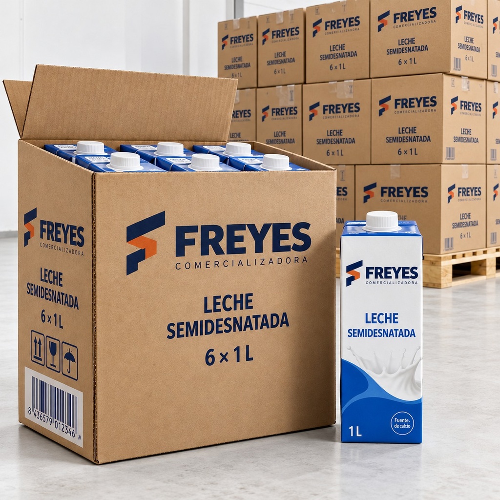 [FY-LECHE-SEMI] Leche semidesnatada 1 l