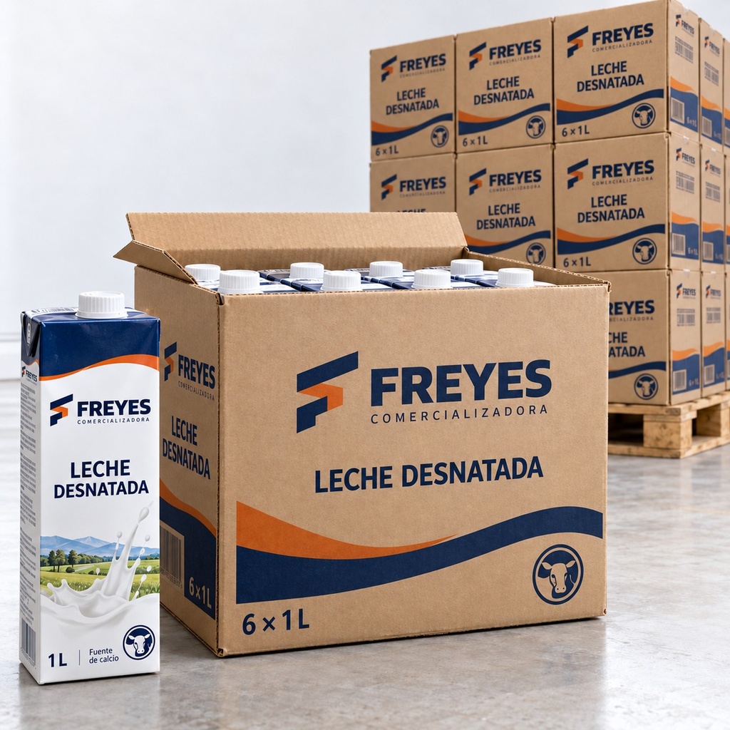 [FY-LECHE-DESNATADA] Leche desnatada 1 l