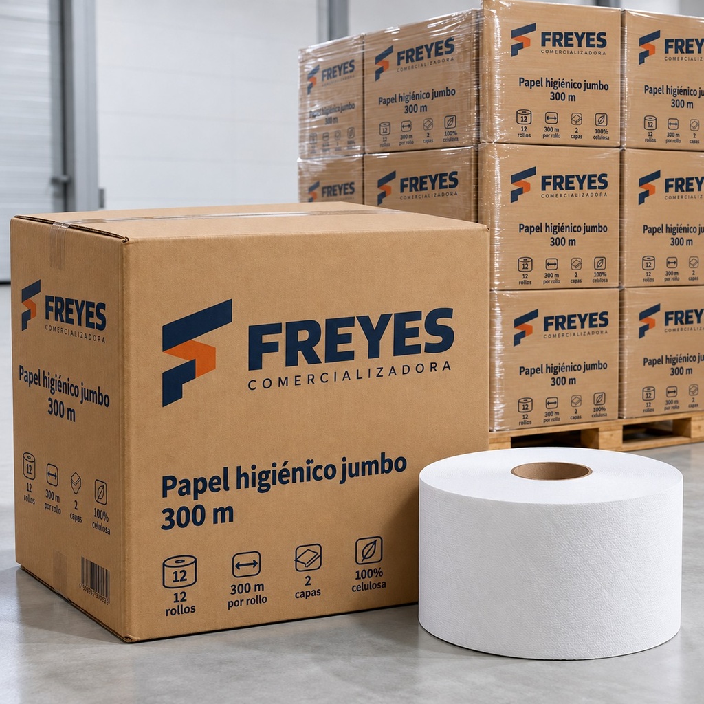 [FY-HIGIENICO-JUMBO] Papel higiénico jumbo 300 m